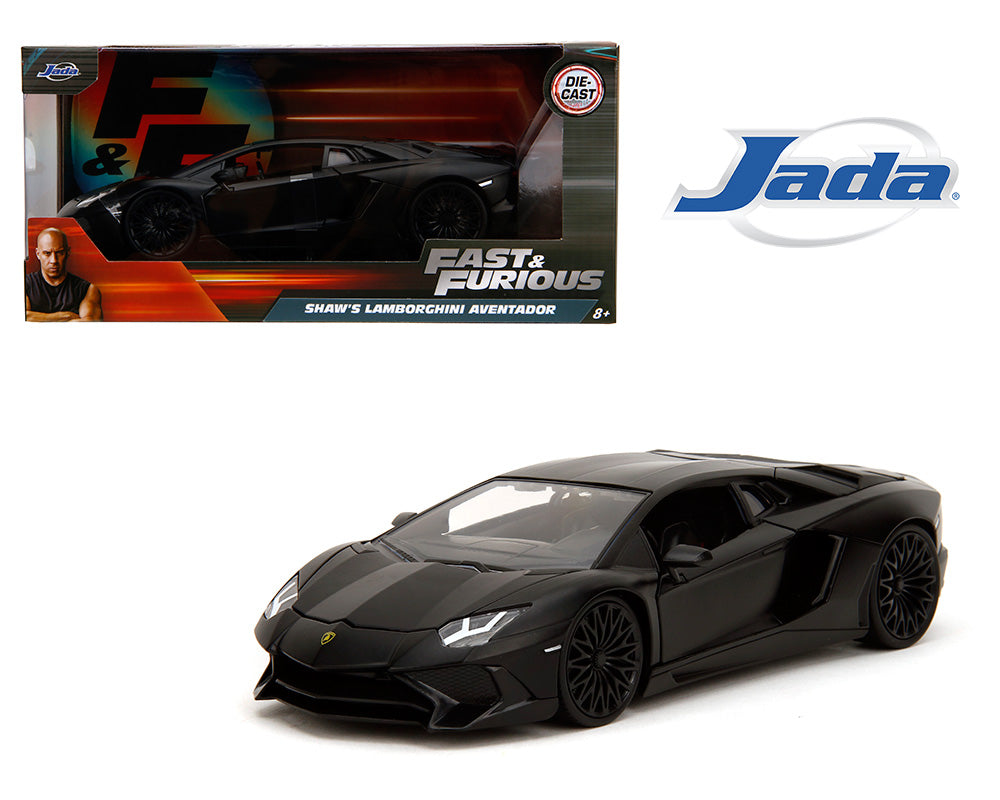 Jada 1:24 Shaw’s Lamborghini Aventador – Negro Mate – Fast & Furious