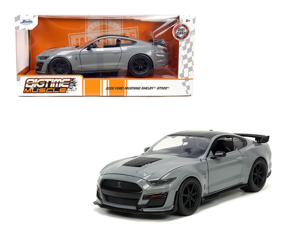 Jada 1:24 2020 Ford Mustang Shelby GT500 – Gris – Big Time Muscle