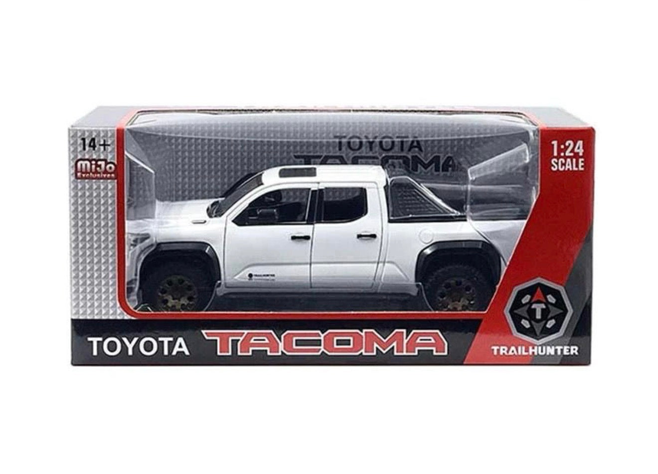 Kings Toys 1:24 - Toyota Tacoma Trail Hunter 2025 - (Blanco)