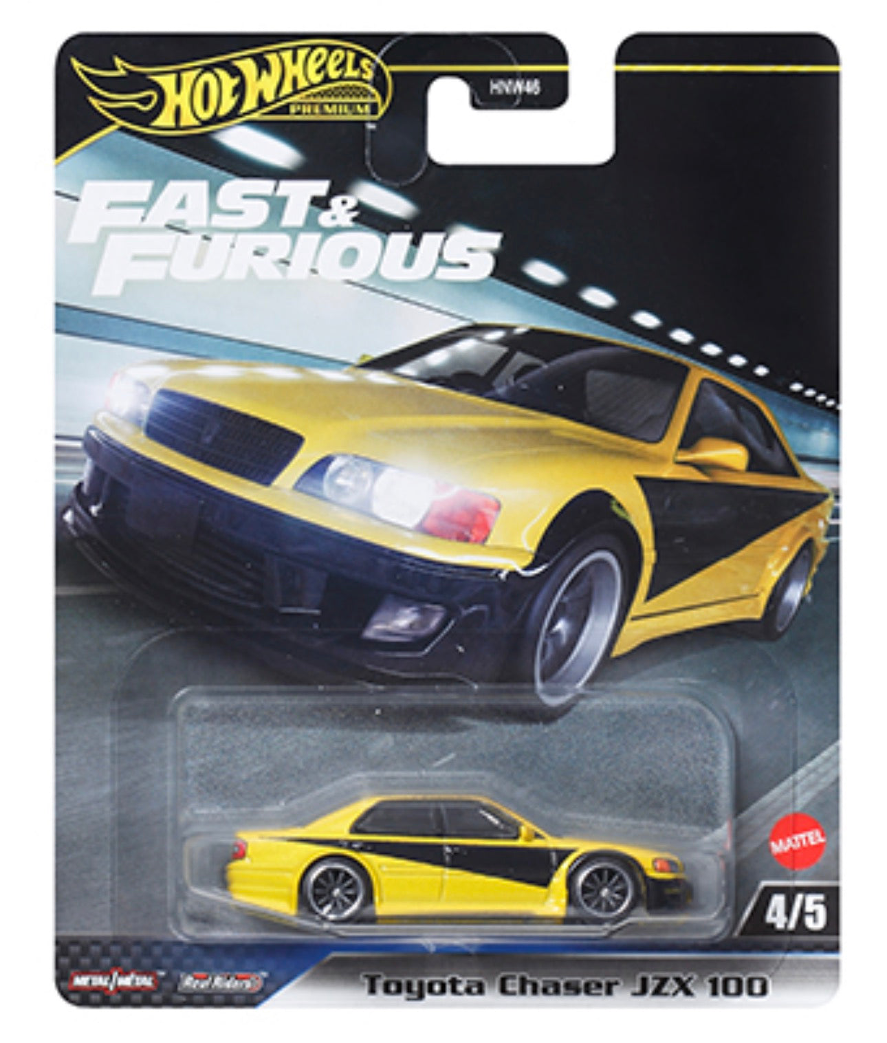 Hot Wheels 1:64 1998 TOYOTA CHASER JZX100 - Rápido y furioso Premium 2025 M