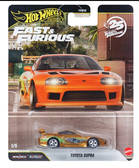 Hot Wheels 1:64 Fast & Furious 25Th Anniversary Premium - Toyota Supra