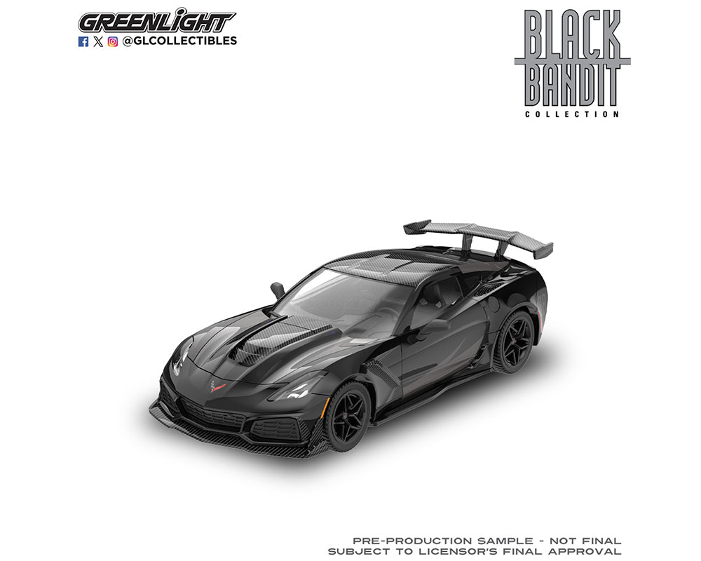 Greenlight 1:64 Black Bandit Series 31 2026 – 2019 Chevrolet Corvette ZR1 – Solid Pack