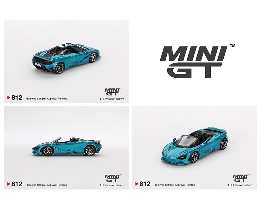 Mini GT 1:64 - McLaren 750S Spider Belize (Azul)