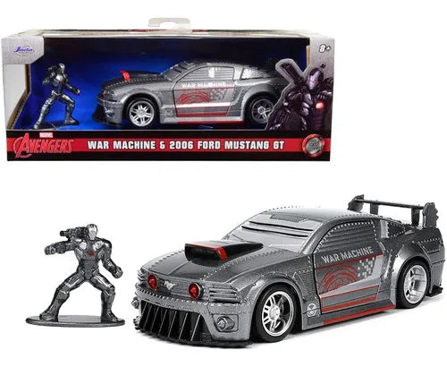 Jada Toys Marvel 1:32 "War Machine & 2006 Ford Mustang GT