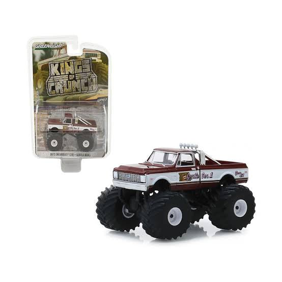 Greenlight 1:64 - Kings of crunch Gentle Ben 1 1972 Chevrolet C20 Camion Monstruo - (Cafe)