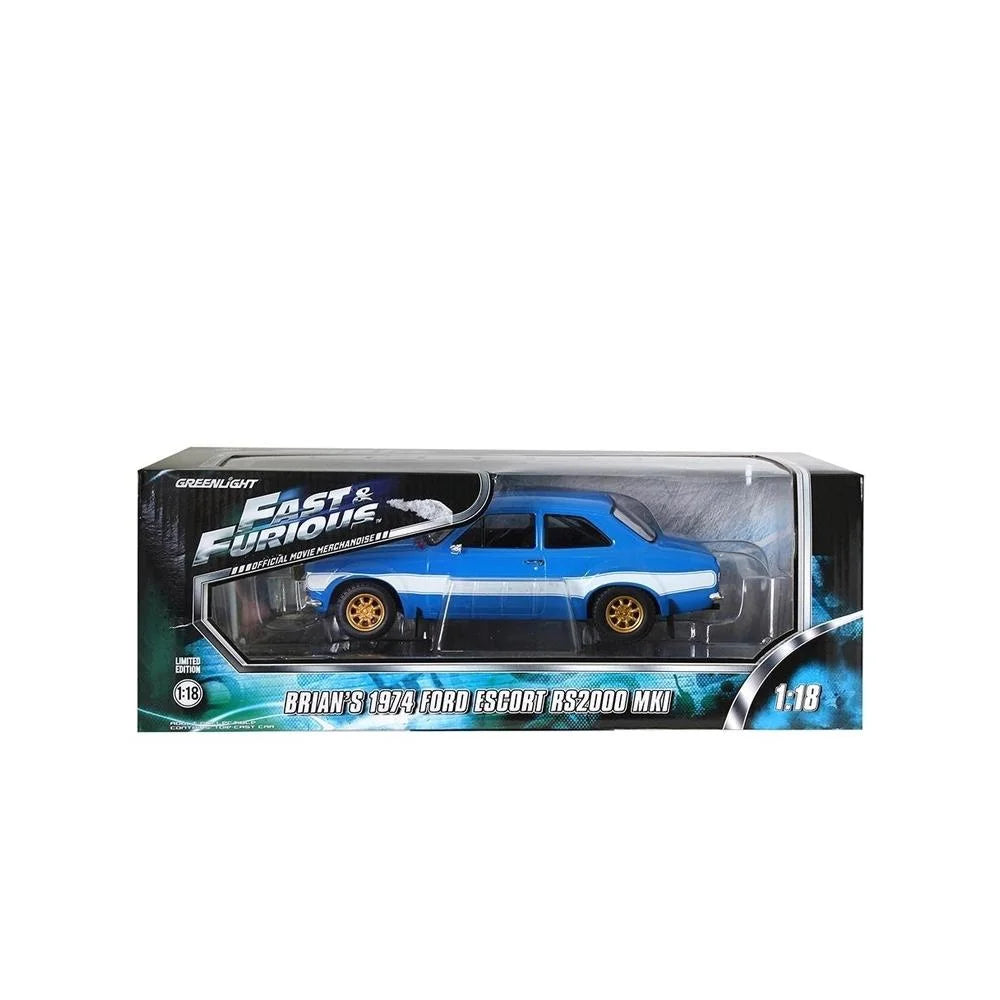 Greenlight 1:43 - Hollywood del Ford Escort RS2000 MKI de 1974 de Brian O'Conner Rápido y Furioso