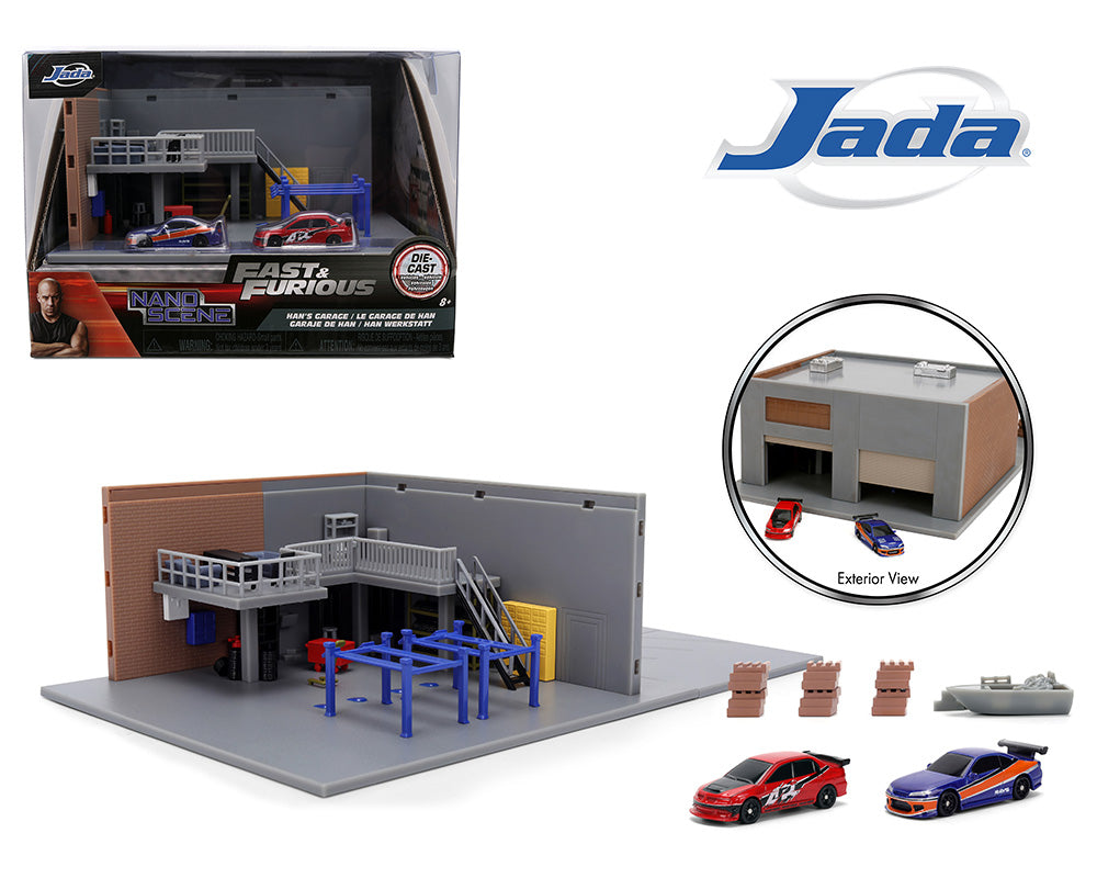 Jada - Diorama Nano Scene Fast & Furious Han’s Garage – Hollywood Rides
