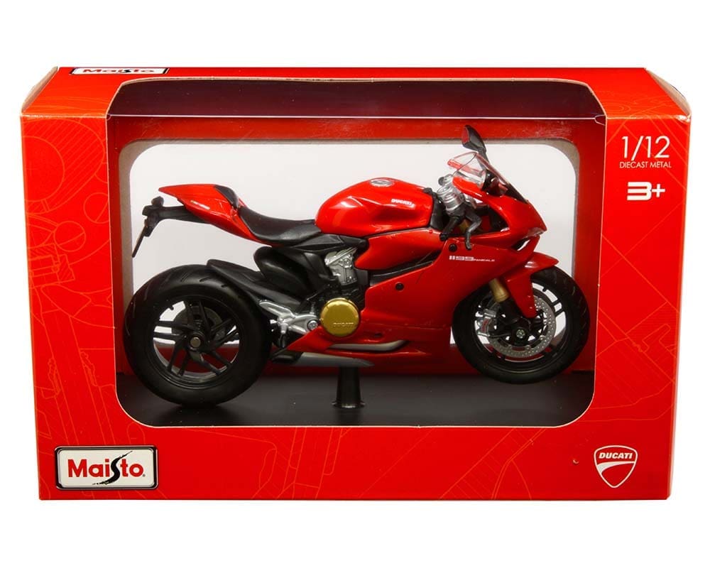 Maisto 1:12 Ducati 1199 Panigale – Motocicletas - (Rojo)