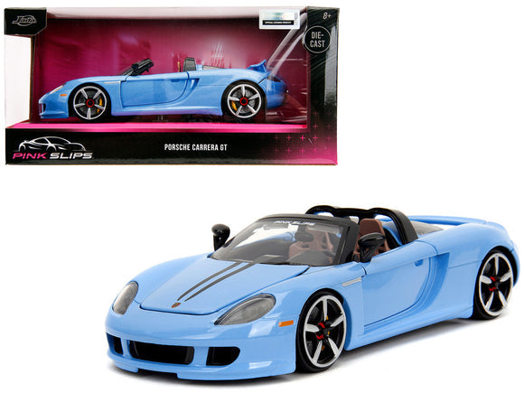Pink Slips 1:24 - Porsche 2005 Carrera GT convertible - (Azul)