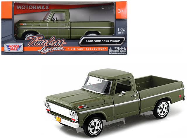 Motormax 1:24 1969 Ford F-100 Camioneta American Classics