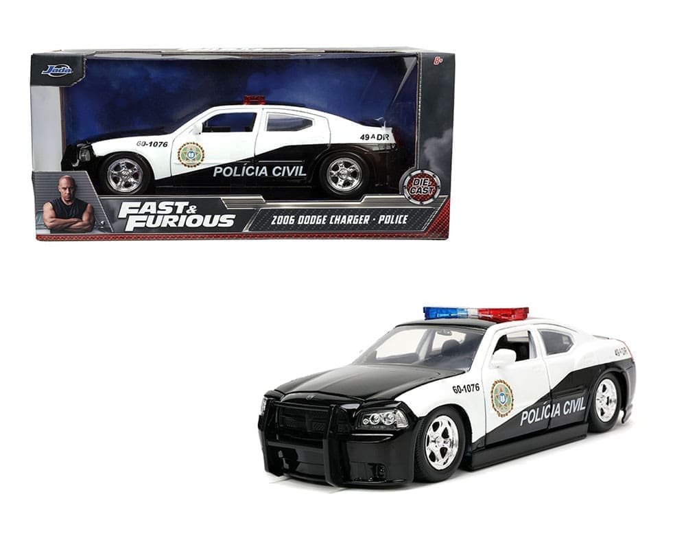 Jada 1:24 - 2006 Dodge Charger Policía– Rápidos y Furiosos