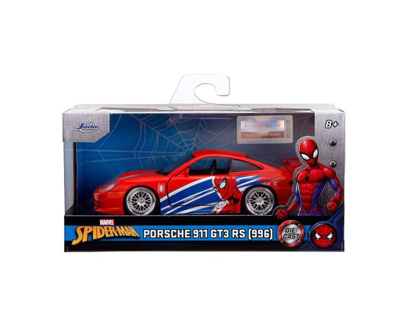 Jada Porsche 911 GT3 RS Spider-Man 1:32