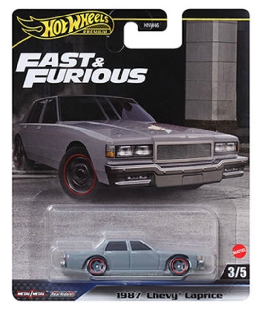 Hot Wheels 1:64 - 87 CHEVY CAPRICE- Rapidos y furiosos Premium 2024 H