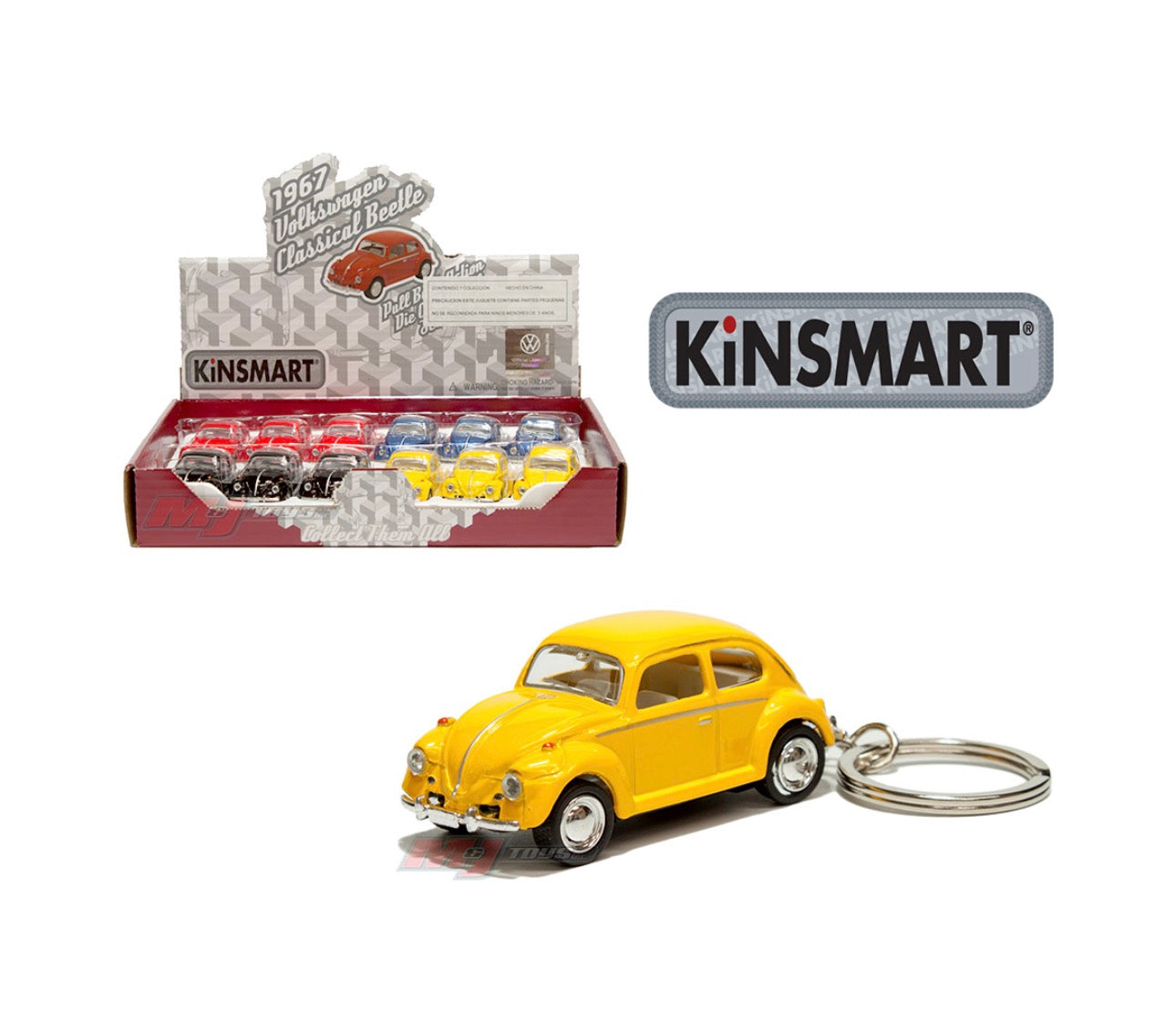 Kinsmart 1:64 1967 Volkswagen Vocho Clásico
