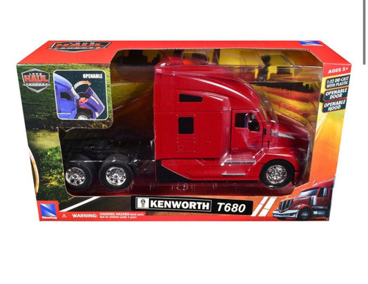 New Ray Kenworth T680 Cabina Rojo