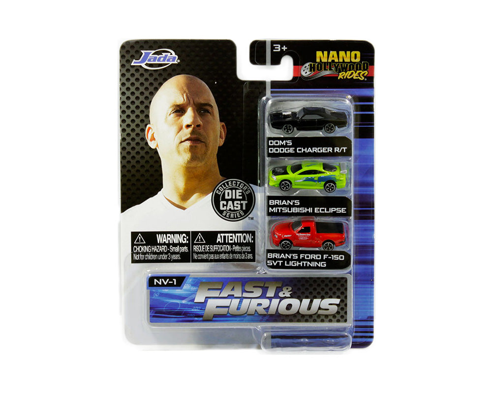 Jada Nano 1.65″ Fast & Furious Series 3 2019 – Hollywood Rides 3-Pack