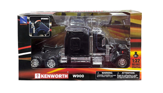 New Ray 1:32 Kenworth W900 negro solo cabina – LongHauler