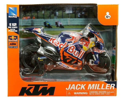 New Ray 1:12 KTM Red Bull Factory Racing MotoGP #43 Jack Miller – Blue/Orange -Motos
