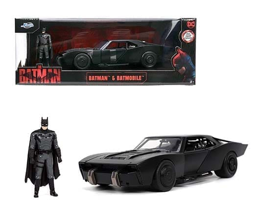 Jada 1:24 2022 The Batman Batmobile con figura de Batman – Hollywood Rides