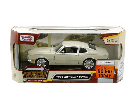 Motormax 1:24 1971 Mercury Comet – Beige (73325AC-BEI) – Forgotten Classics