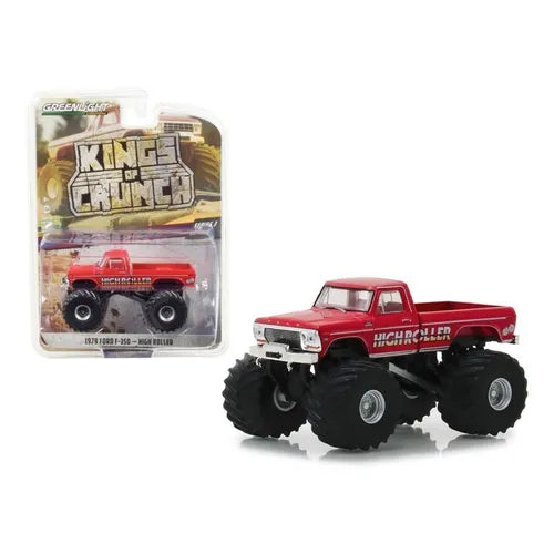 Greenlight 1:64 - Kings of crunch Camión monstruo Ford F-350 High Roller de 1979 - (Rojo)