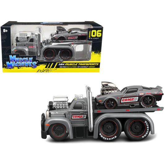 Maisto Muscle machine 1:32 - 1953 Mack - Camaro 1971