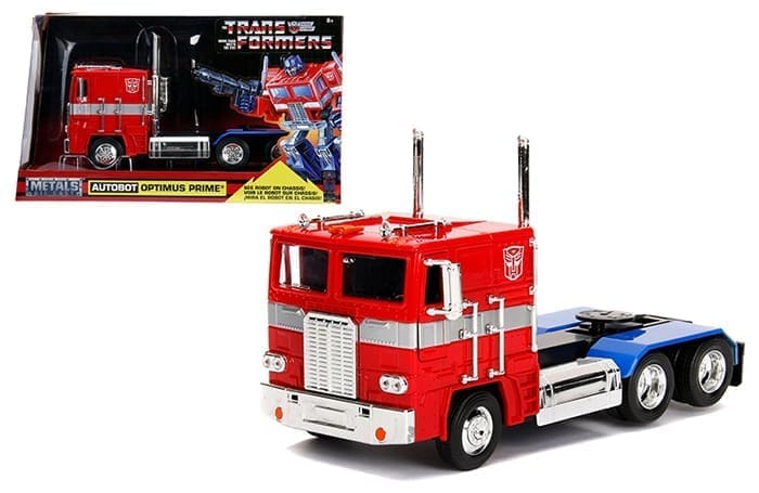 Jada 1:24 G1 Autobot Optimus Prime – Transformer – Hollywood Rides - (Rojo)