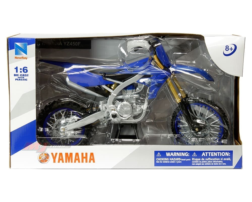 New Ray 1:6 Yamaha YZ450F - Motocicletas – (Azul)