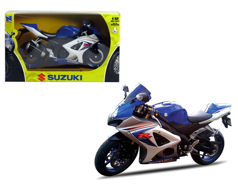 New Ray 1:12 2008 Suzuki GSX-R1000 – Motocicletas - (Azul)