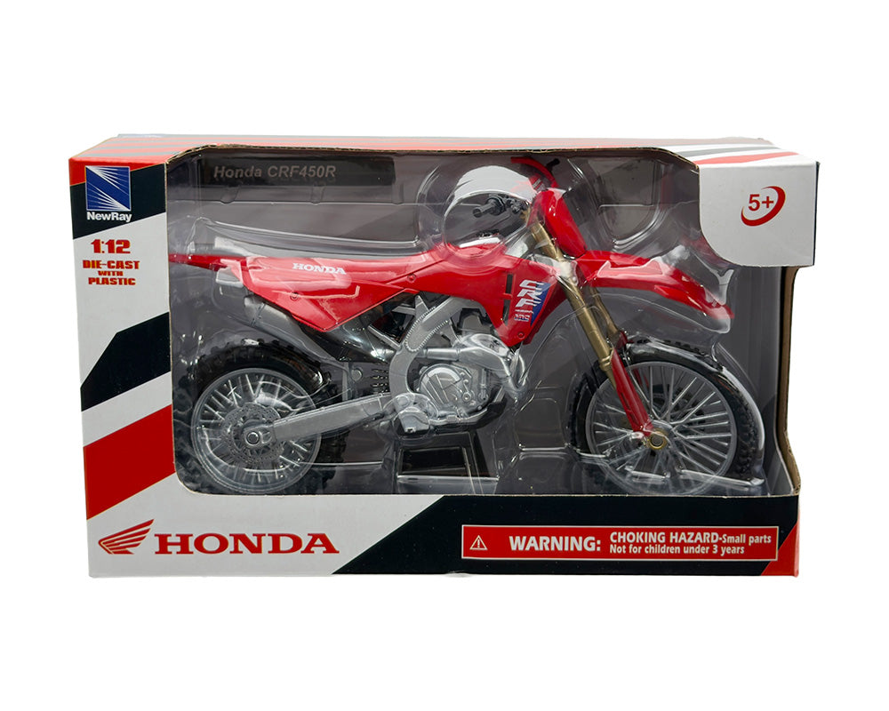 New Ray 1:12 Honda CRF450R – Motocicletas - (Rojo)