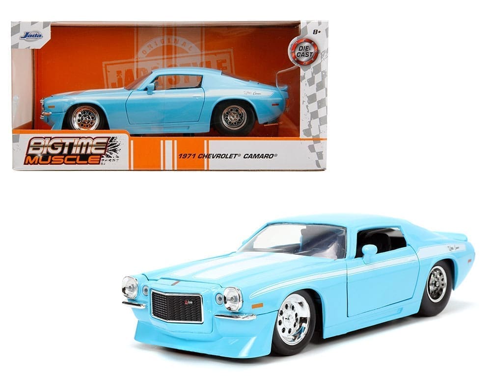 Jada 1:24 1971 Chevrolet Camaro - Bigtime Muscle - (azul cielo)