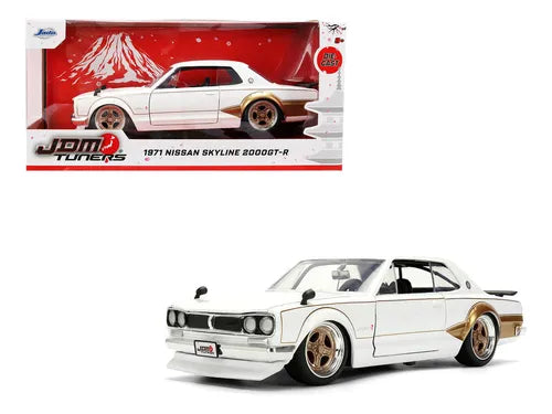 Jada 1:24 - JDM Nissan 1971 Skyline 2000 GT-R - (Blanco)
