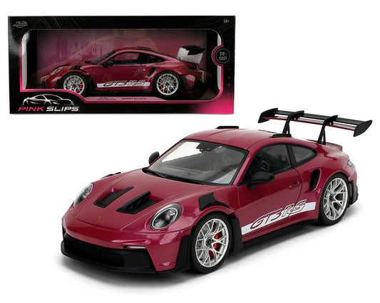 Jada 1:18 - Porsche 911 GT3 RS – Metallic Cabernet – Pink Slips