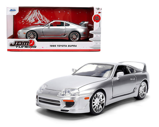 Jada 1:24 - 1995 Toyota Supra – Plata – JDM Tuners