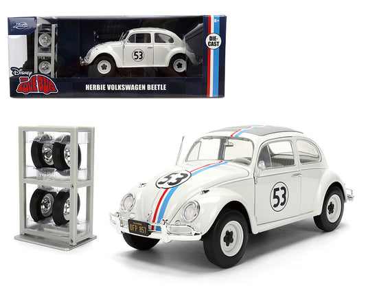 Jada 1:24 - Herbie Volkswagen Beetle – Disney The Love Bug – Hollywood Rides