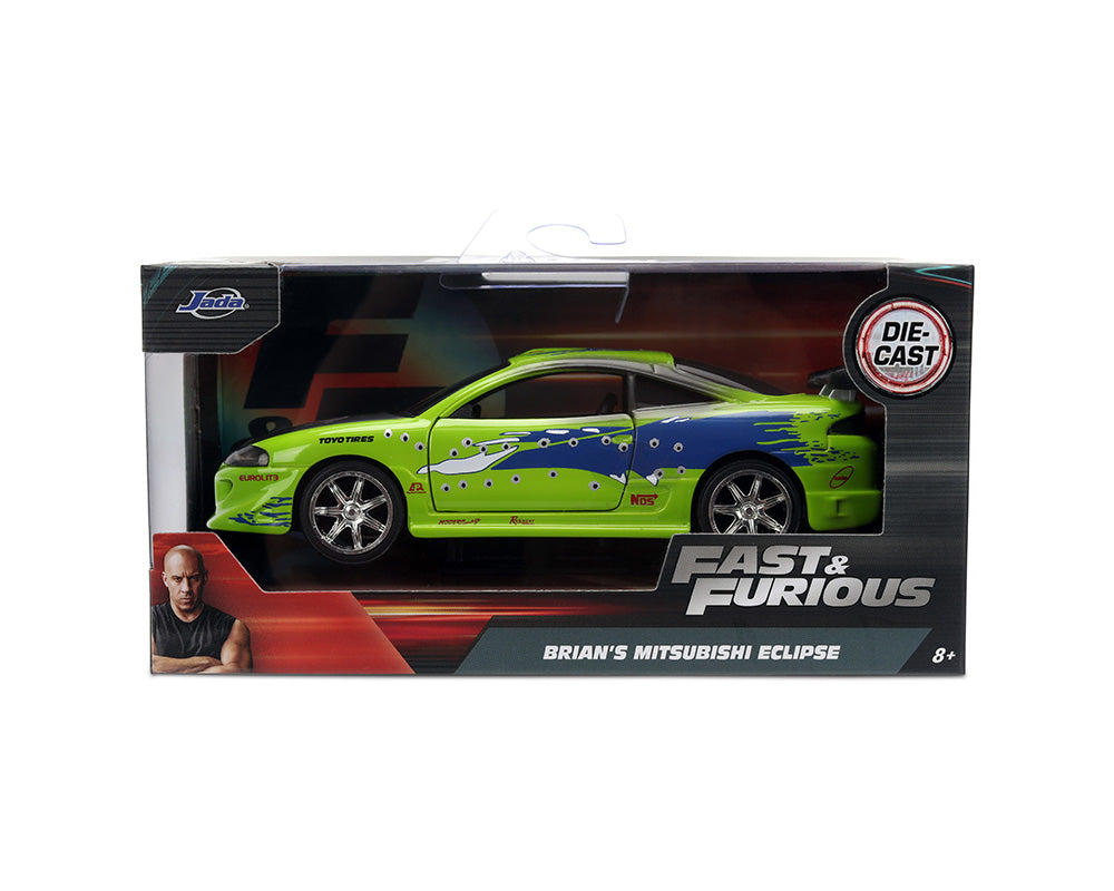 Jada 1:32 Brian’s Mitsubishi Eclipse Baleado